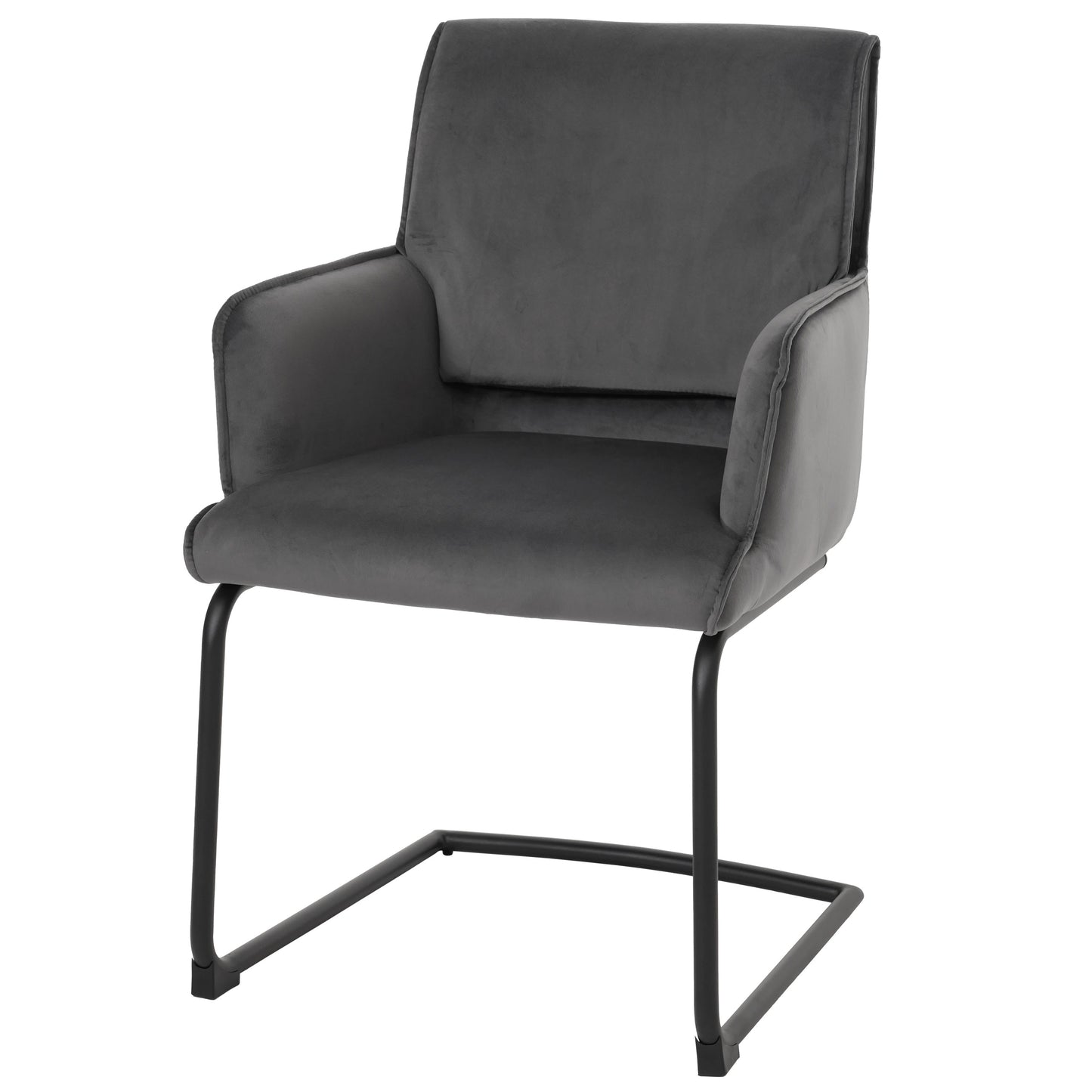 Cosmo Casa - Sledestoel - Textiel - Donkergrijs