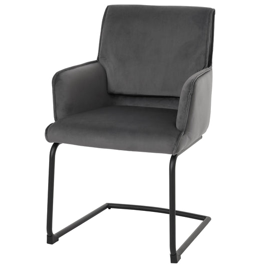 Cosmo Casa - Sledestoel - Textiel - Donkergrijs