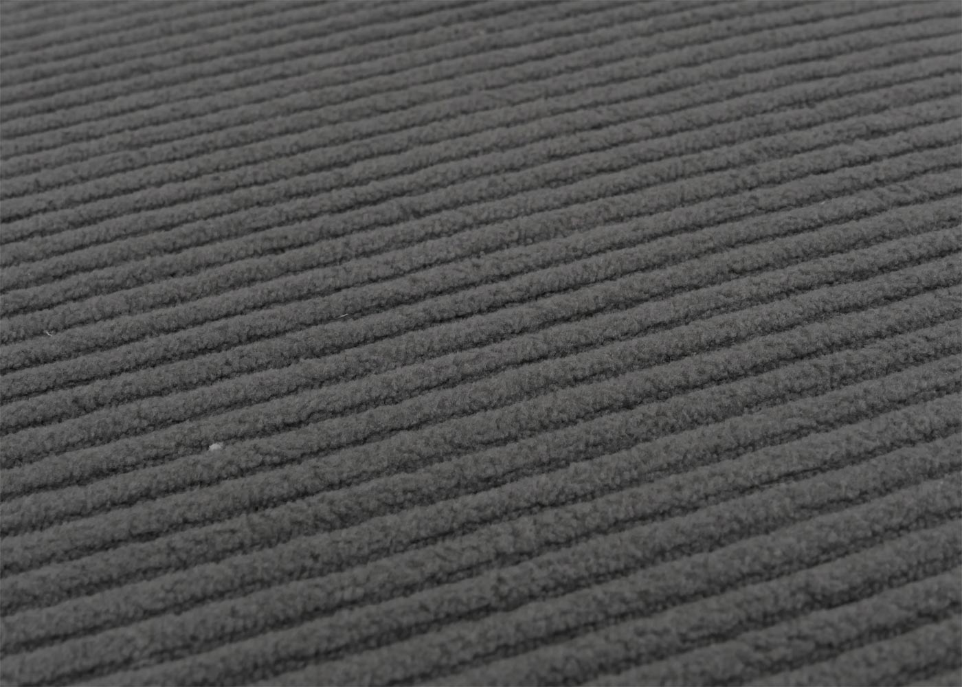 Cosmo Casa - Set van 4 Littau Eetkamerstoelen - Keukenstoelen met Hoge Rugleuning - Koordhout Stof - Donkergrijs - Donkere Poten