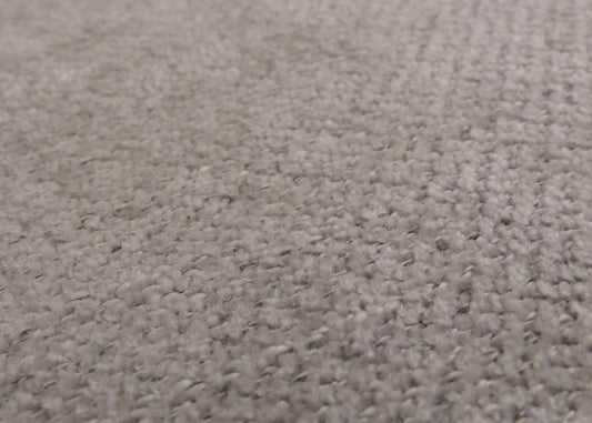 Cosmo Casa - Set van 2 Littau Eetkamerstoelen - Keukenstoelen met Hoge Rugleuning - Chenillehout Stof - Lichtgrijs - Naturelkleurige Poten