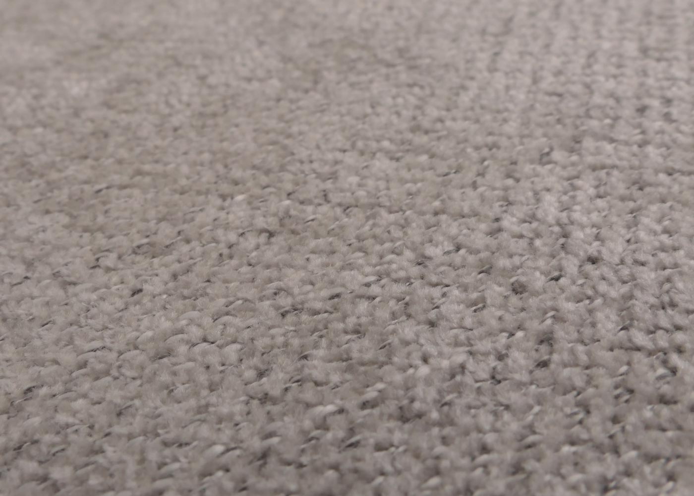 Cosmo Casa - Set van 4 Littau Eetkamerstoelen - Keukenstoelen met Hoge Rugleuning - Chenille Stof - Lichtgrijs - Naturelkleurige Poten