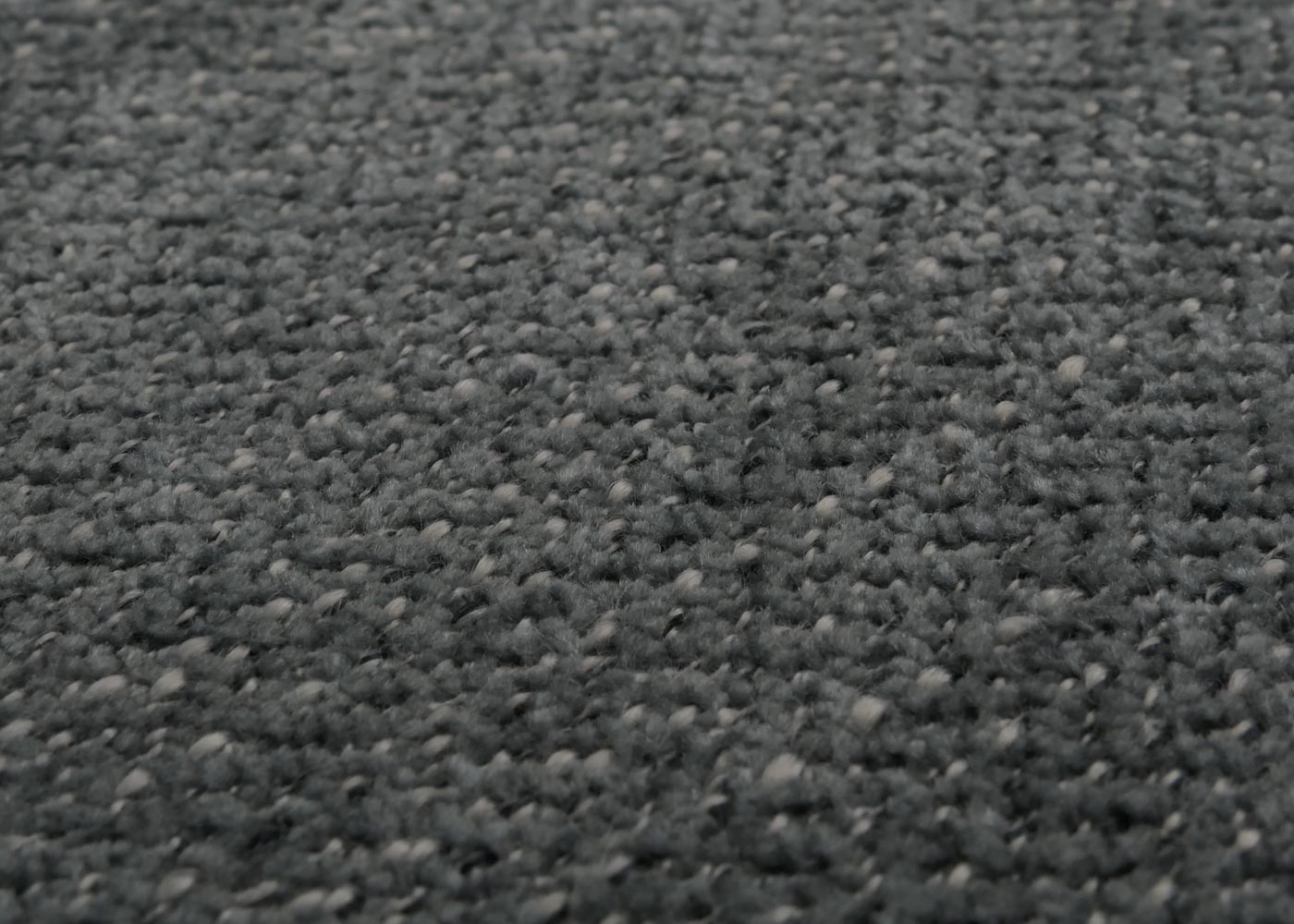 Cosmo Casa - Set van 4 Littau Eetkamerstoelen - Keukenstoelen met Hoge Rugleuning - Chenille Stof - Donkergrijs - Naturelkleurige Poten