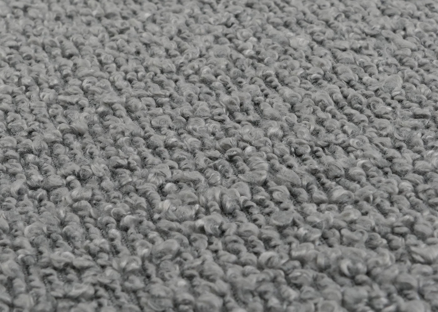 Cosmo Casa - Set van 4 Littau Eetkamerstoelen - Keukenstoelen met Hoge Rugleuning - Boucléhout Stof - Grijs - Naturelkleurige Poten