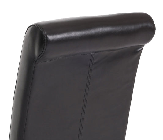 Cosmo Casa - Set van 2 Eetkamerstoelen - Keukenstoel - Fauteuil - Massief Hout - Stoftextiel Suède Look - Zwarte Poten