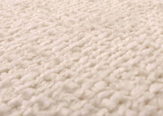 Cosmo Casa - Eetkamerbank 160cm - Geborsteld Roestvrij Staal - Textiel Chenille - Crème