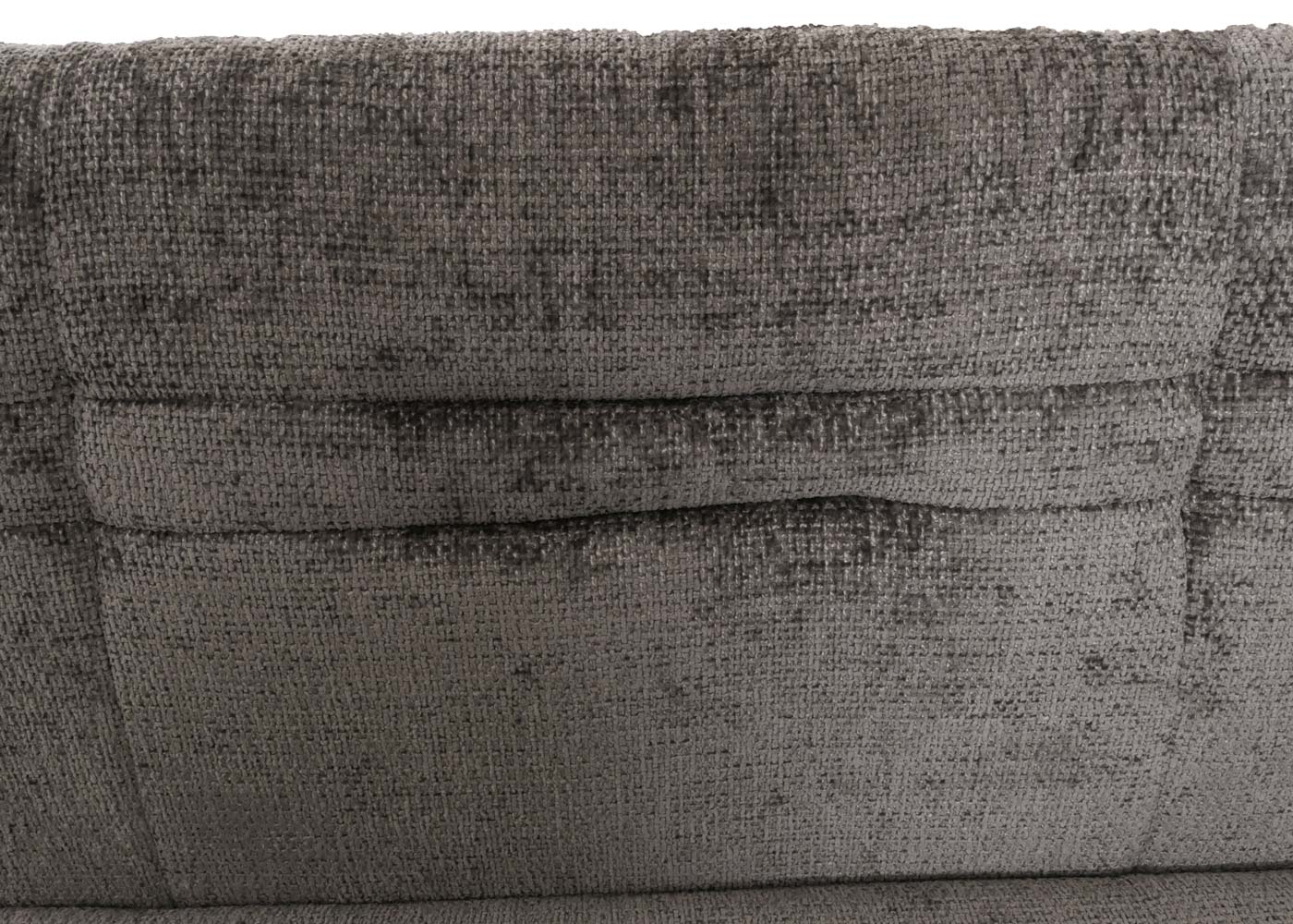 Cosmo Casa - Bank - Eetkamerbank - Gestoffeerde Bank - Rugleuning - Chenille Stof - Geborsteld Roestvrij Staal - 160cm - Donkergrijs