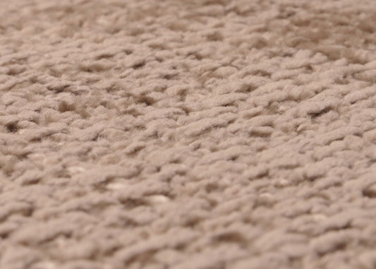 Cosmo Casa - Set van 2 Eetkamerstoelen met Armleuningen - Geborsteld Roestvrij Staal - Textiel Chenille - Bruin