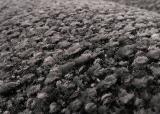 Cosmo Casa - Bank met Schoenenrek - Gestoffeerd - Garderobebank - Chenille Stof - Metaal - 130cm - Donkergrijs