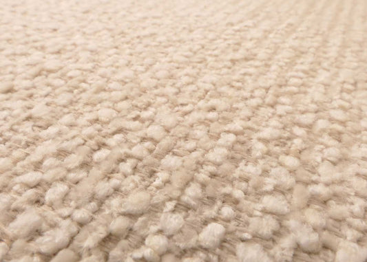 Cosmo Casa - Loungestoel - Cocktailstoel - Retro Nosag Ophanging - Chenille Stof - Crèmewit