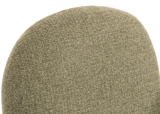 Cosmo Casa - Loungestoel - Cocktailstoel - Retro Nosag Vering - Chenille Stof - Lichtgroen