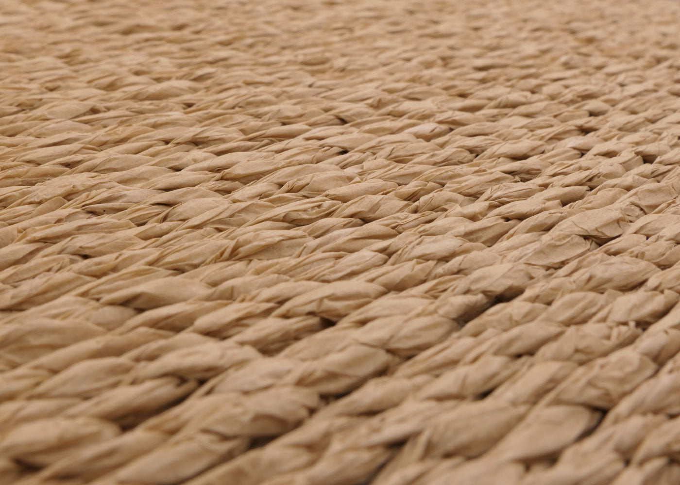 Cosmo Casa - Set van 3 Bloementafels - Stapelbaar Ontwerp - Metaal Papiertouw - Natuurlijke Kleur