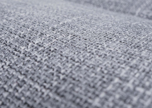 Cosmo Casa - Eetkamerstoel - Keukenstoel - Draaibaar met Auto-Return - Textiel - 420gm - Grijs