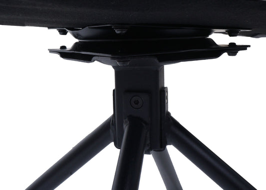 Cosmo Casa - Eetkamerstoel - Keukenstoel - Draaibaar met Auto-Return - Textiel - 420gm - Grijs