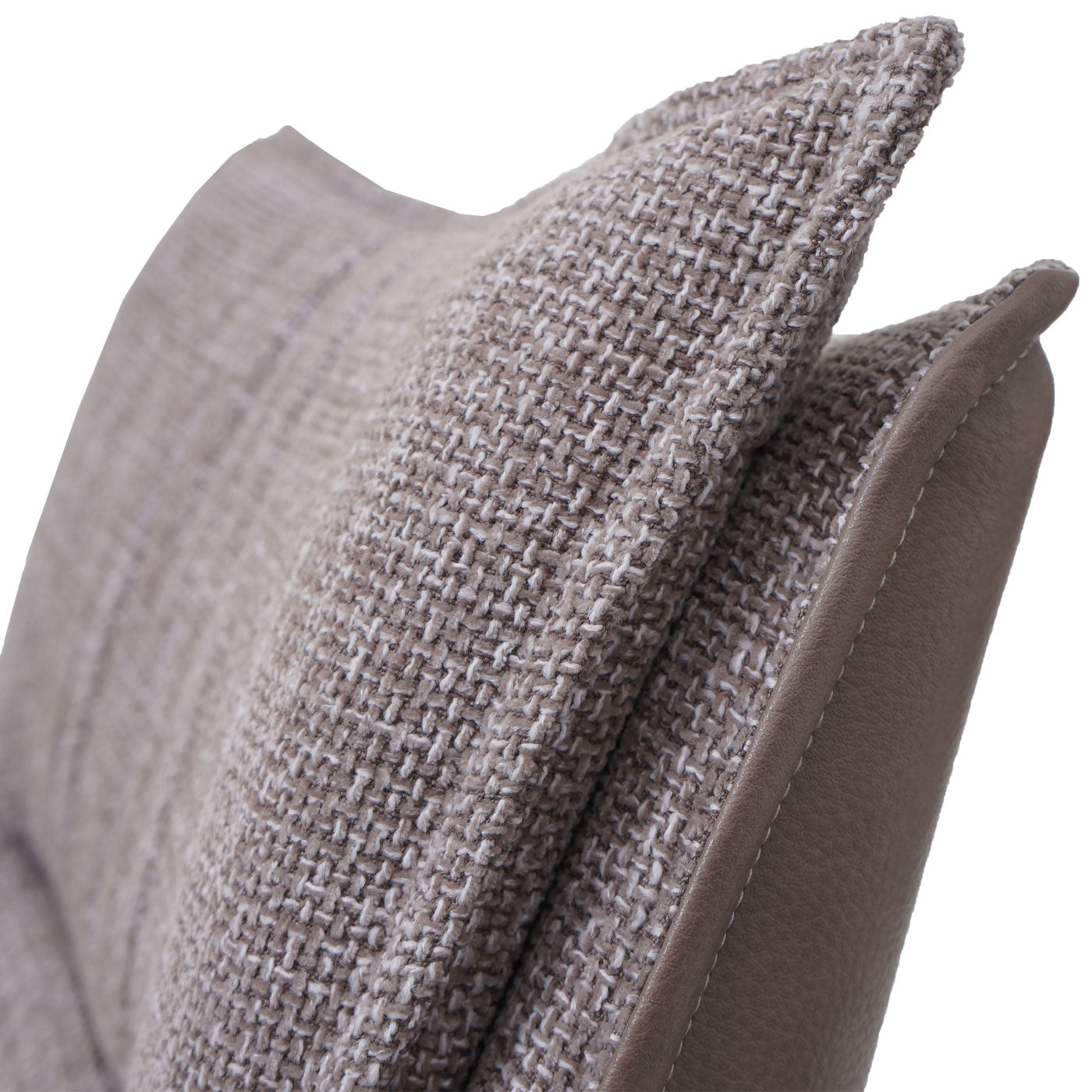 Cosmo Casa - Eetkamerstoel - Keukenstoel - Draaibaar met Auto-Return - Textiel - Beige