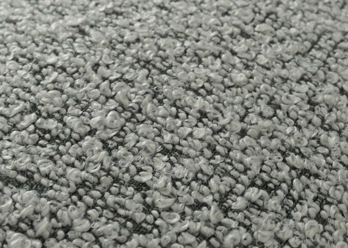 Cosmo Casa - Eetkamerstoel - Keukenstoel - Draaibaar - Automatische Positionering - Bouclé Stof - Lichtgrijs