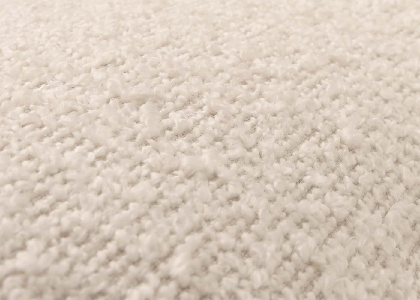 Cosmo Casa - Eetkamerstoel met Armleuningen - Draaibaar Auto-positie - Bouclé Stof - Crèmewit