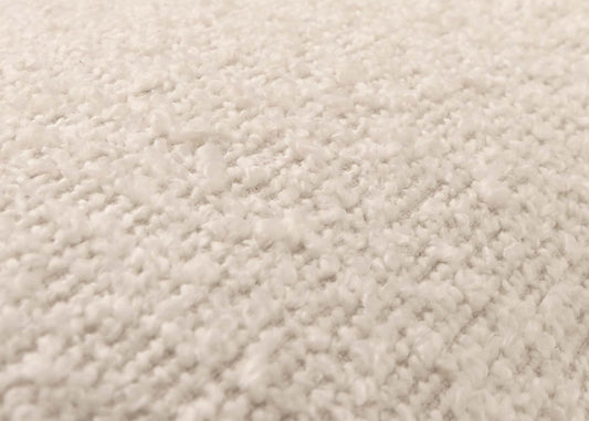 Cosmo Casa - Eetkamerstoel met Armleuningen - Draaibaar Auto-positie - Bouclé Stof - Crèmewit