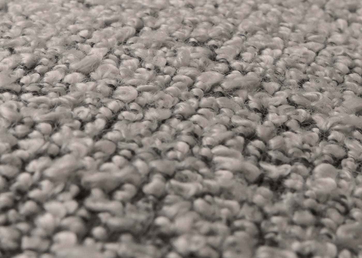 Cosmo Casa - Eetkamerstoel met Armleuningen - Draaibaar Auto-positie - Bouclé Stof - Lichtgrijs