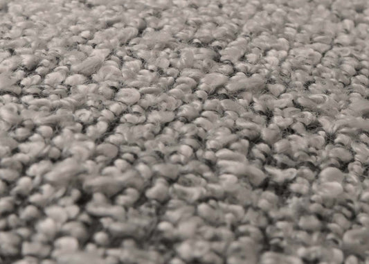 Cosmo Casa - Eetkamerstoel met Armleuningen - Draaibaar Auto-positie - Bouclé Stof - Lichtgrijs