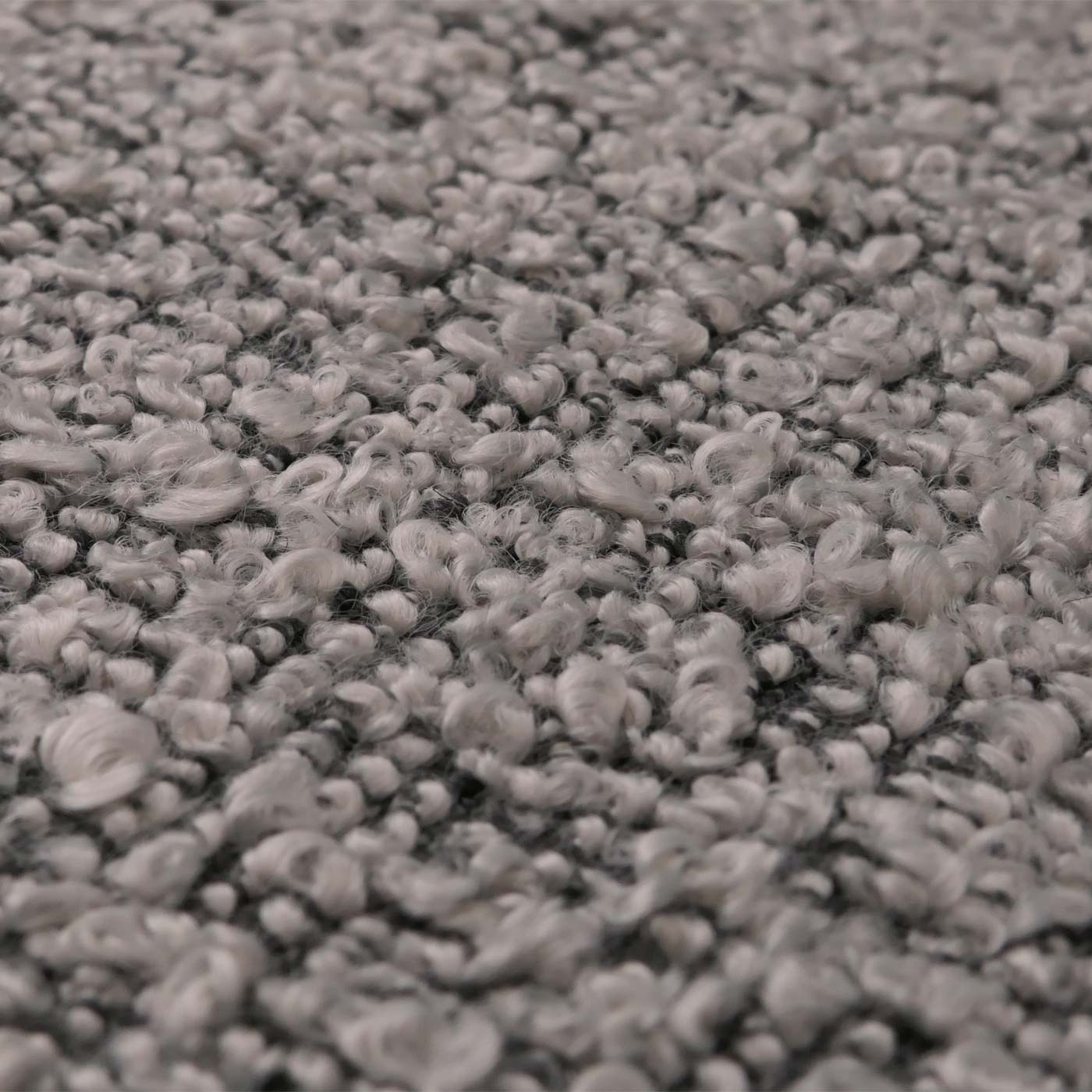 Cosmo Casa - Eetkamerstoel - Keukenstoel met Armleuning - Draaibaar - Automatische Positie - Bouclé Stof - Lichtgrijs