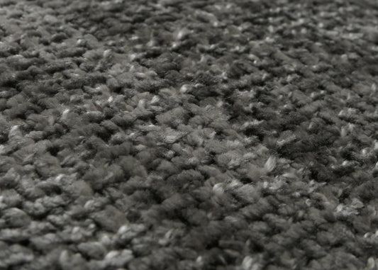 Cosmo Casa - Eetkamerstoel - Keukenstoel met Armleuning - Draaibaar - Automatische Positie - Chenille Textiel - Donkergrijs