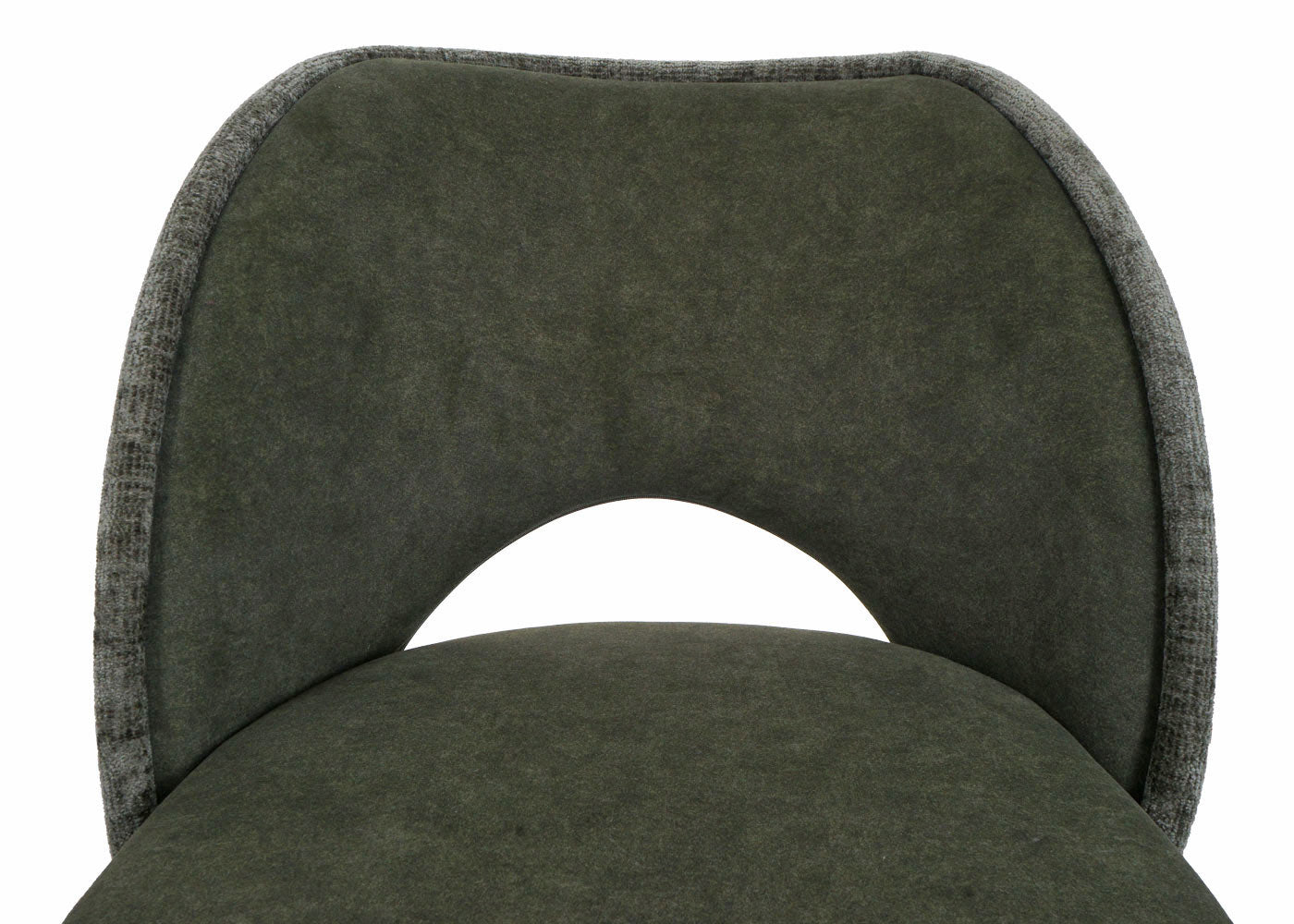 Cosmo Casa - Set van 2 Eetkamerstoelen - Draaibaar Auto-Return - Textiel - Groen