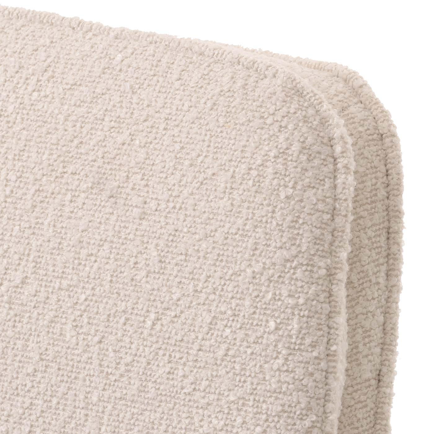 Cosmo Casa - Set van 2 Eetkamerstoelen - Keukenstoel - Draaibaar Auto-Return - Boucle Stof - Crème