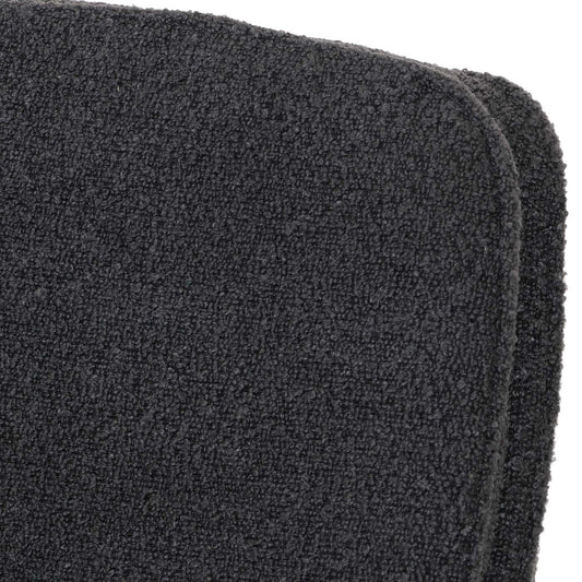 Cosmo Casa - Set van 2 Eetkamerstoelen - Keukenstoel - Draaibaar Auto-Return - Boucle Stof - Donkergrijs