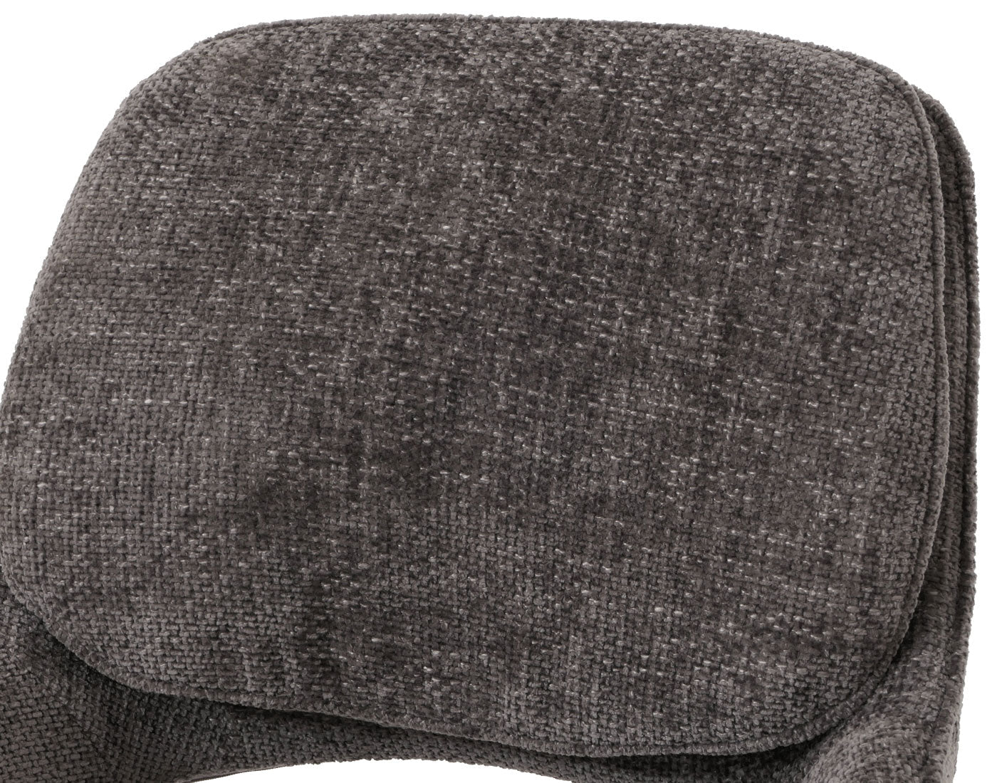 Cosmo Casa - Set van 2 Eetkamerstoelen - Keukenstoel - Draaibaar Auto-Return - Chenille Stof - Donkergrijs