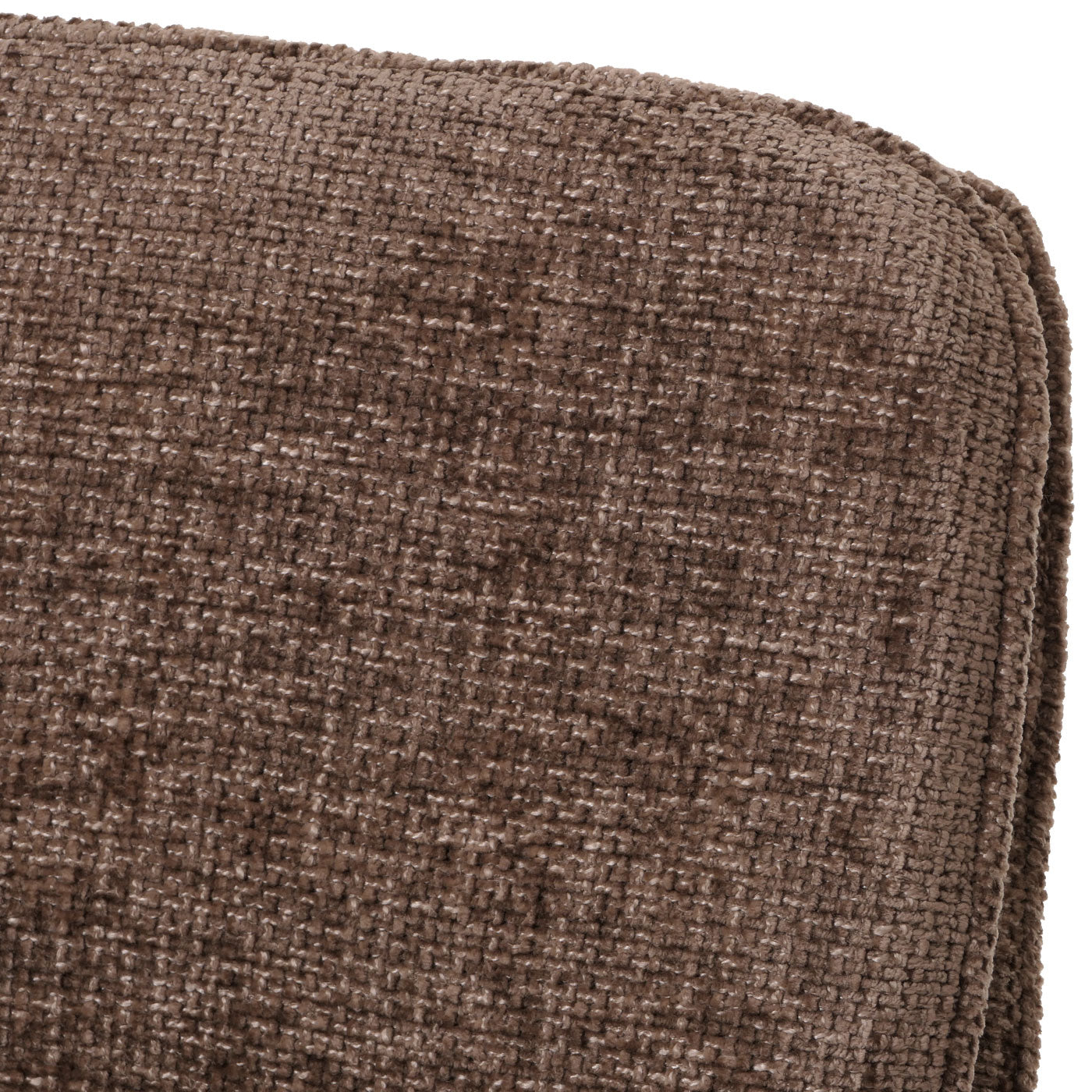 Cosmo Casa - Set van 2 Eetkamerstoelen - Keukenstoel - Draaibaar Auto-Return - Chenille Stof - Bruin