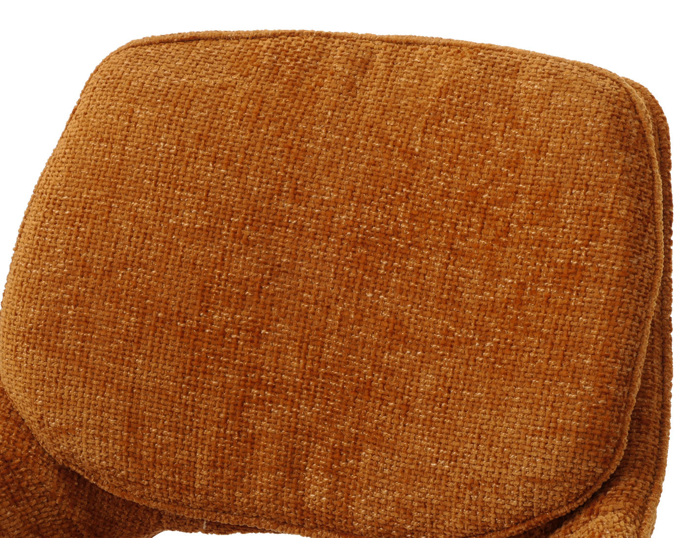 Cosmo Casa - Set van 2 Eetkamerstoelen - Keukenstoel - Draaibaar Auto-Return - Chenille Stof - Okergeel