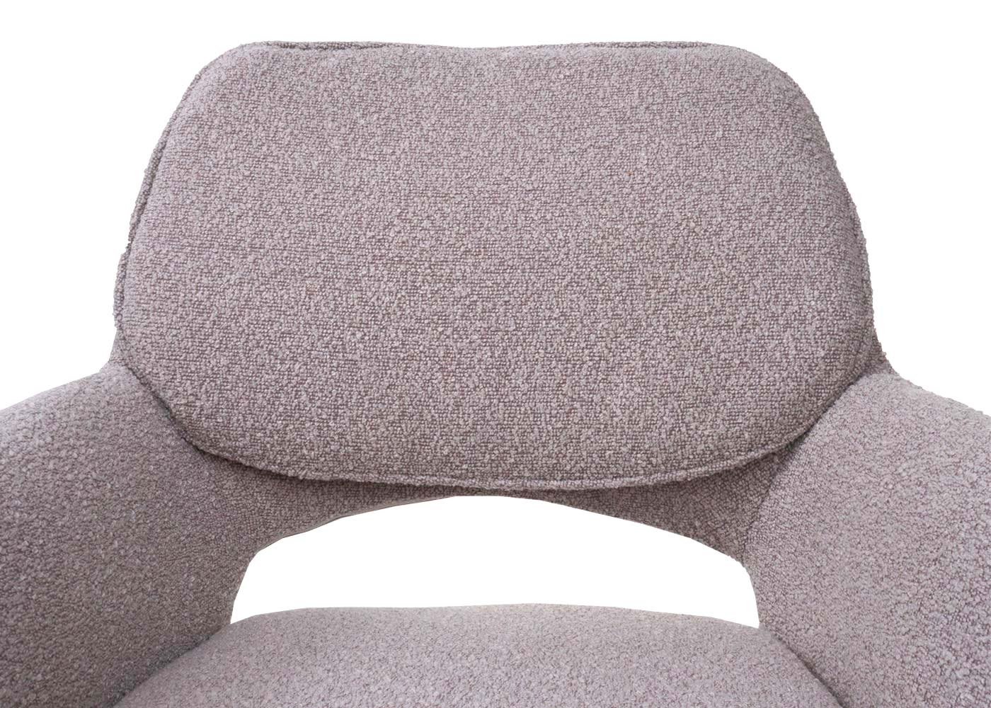 Cosmo Casa - Set van 2 Eetkamerstoelen - Keukenstoel - Draaibaar met Auto-Return - Boucle Stof - Beige