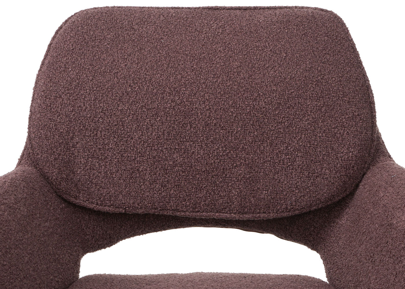 Cosmo Casa - Set van 2 Eetkamerstoelen - Keukenstoel - Draaibaar met Auto-Return - Boucle Stof - Lichtbruin