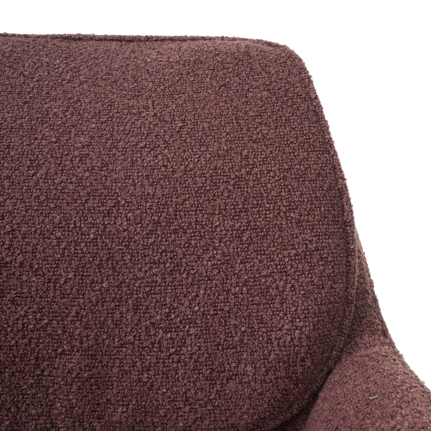 Cosmo Casa - Set van 2 Eetkamerstoelen - Keukenstoel - Draaibaar met Auto-Return - Boucle Stof - Lichtbruin