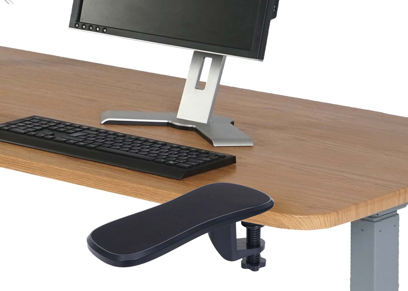 Cosmo Casa - Armleuning voor Bureau - Ergonomische Polssteunplank - Verstelbaar