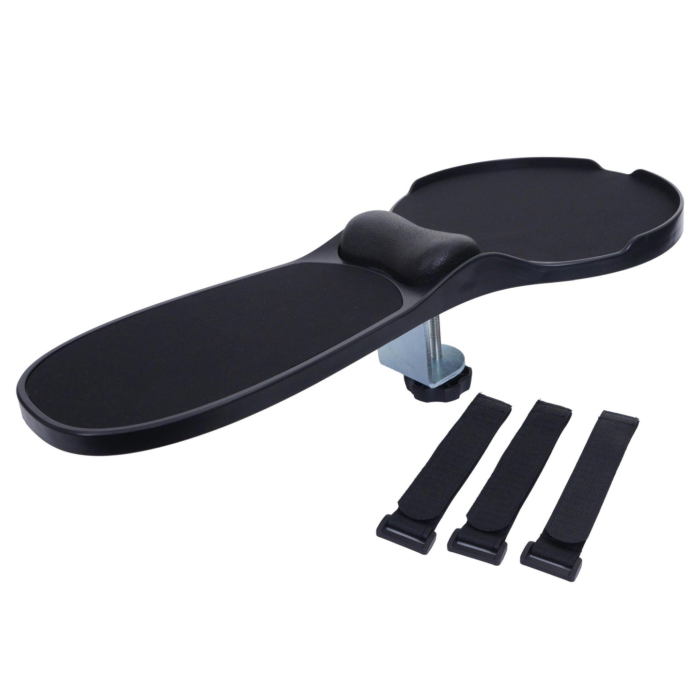 Cosmo Casa - 2-in-1 Armleuning met Muismat - Bureauarmsteun - Ergonomisch Polskussen - 90° Verstelbaar