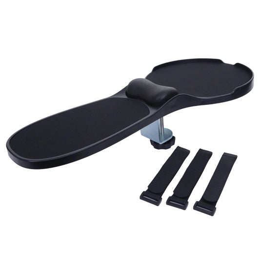 Cosmo Casa - 2-in-1 Armleuning met Muismat - Bureauarmsteun - Ergonomisch Polskussen - 90° Verstelbaar