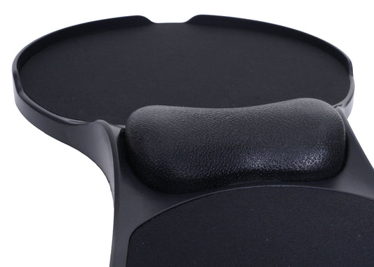 Cosmo Casa - 2-in-1 Armleuning met Muismat - Bureauarmsteun - Ergonomisch Polskussen - 90° Verstelbaar