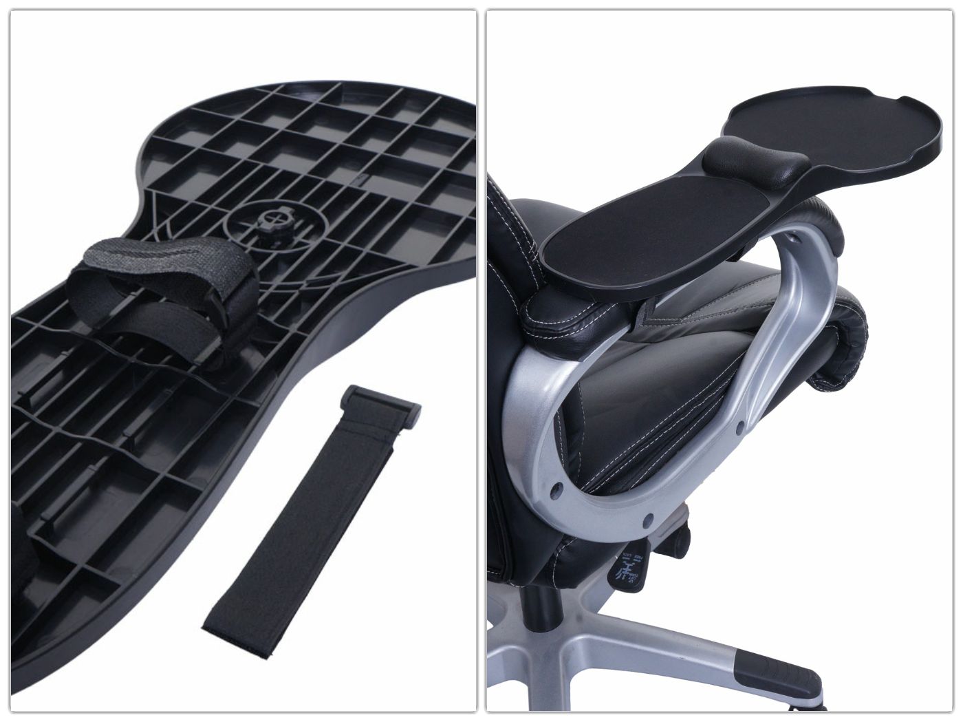 Cosmo Casa - 2-in-1 Armleuning met Muismat - Bureauarmsteun - Ergonomisch Polskussen - 90° Verstelbaar