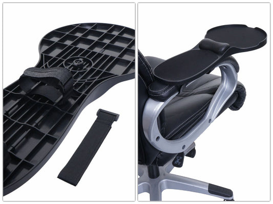 Cosmo Casa - 2-in-1 Armleuning met Muismat - Bureauarmsteun - Ergonomisch Polskussen - 90° Verstelbaar