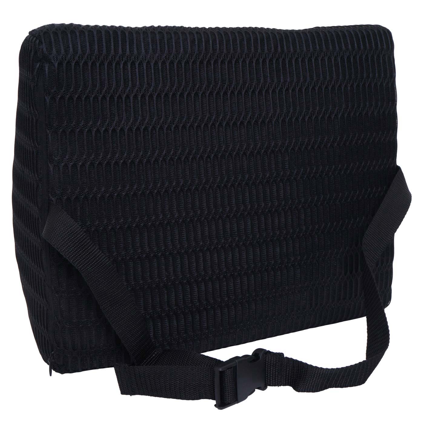 Cosmo Casa - Lendenkussen - Rugsteun Kussen - Memory Foam - Wasbare Riem - Zwart