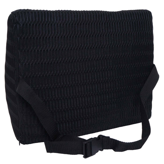 Cosmo Casa - Lendenkussen - Rugsteun Kussen - Memory Foam - Wasbare Riem - Zwart