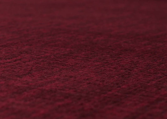 Cosmo Casa - Slaapstoel - Klapstoel - Slaapbank - Logeerbed - Ligvlak 190x100cm - Chenille Stof - 370gm - Bordeaux