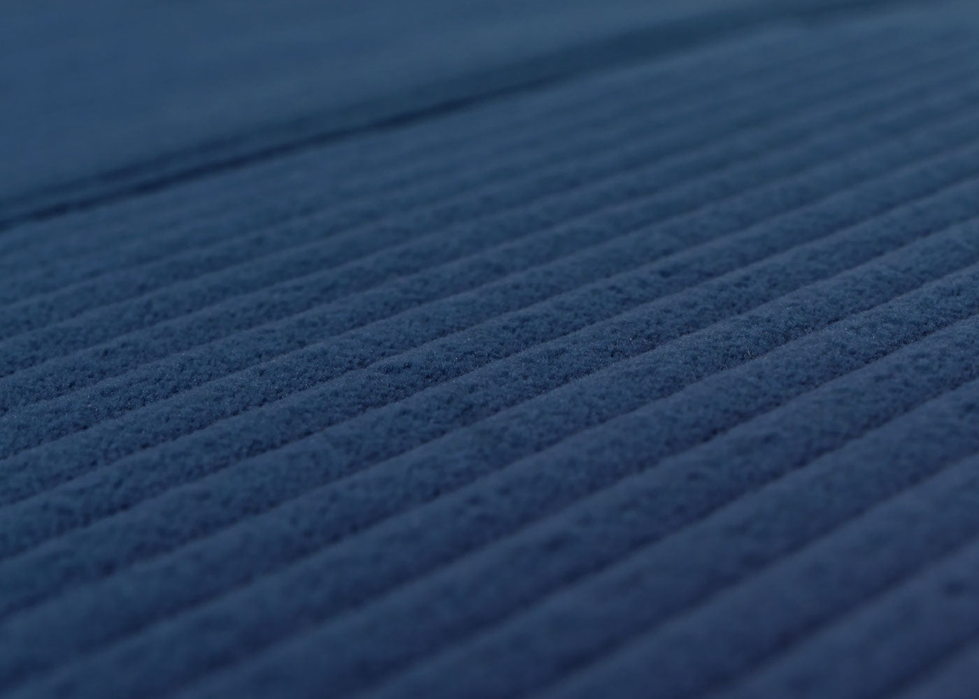 Cosmo Casa - Slaapstoel - Klapstoel - Slaapbank - Logeerbed - Ligvlak 190x100cm - Stoffen Koord - 330gm - Blauw