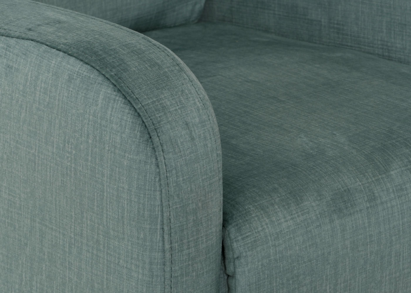 Cosmo Casa - TV Relaxfauteuil - Elektrische Sta-Op Functie - Metaal - Chenille - Blauwgroen