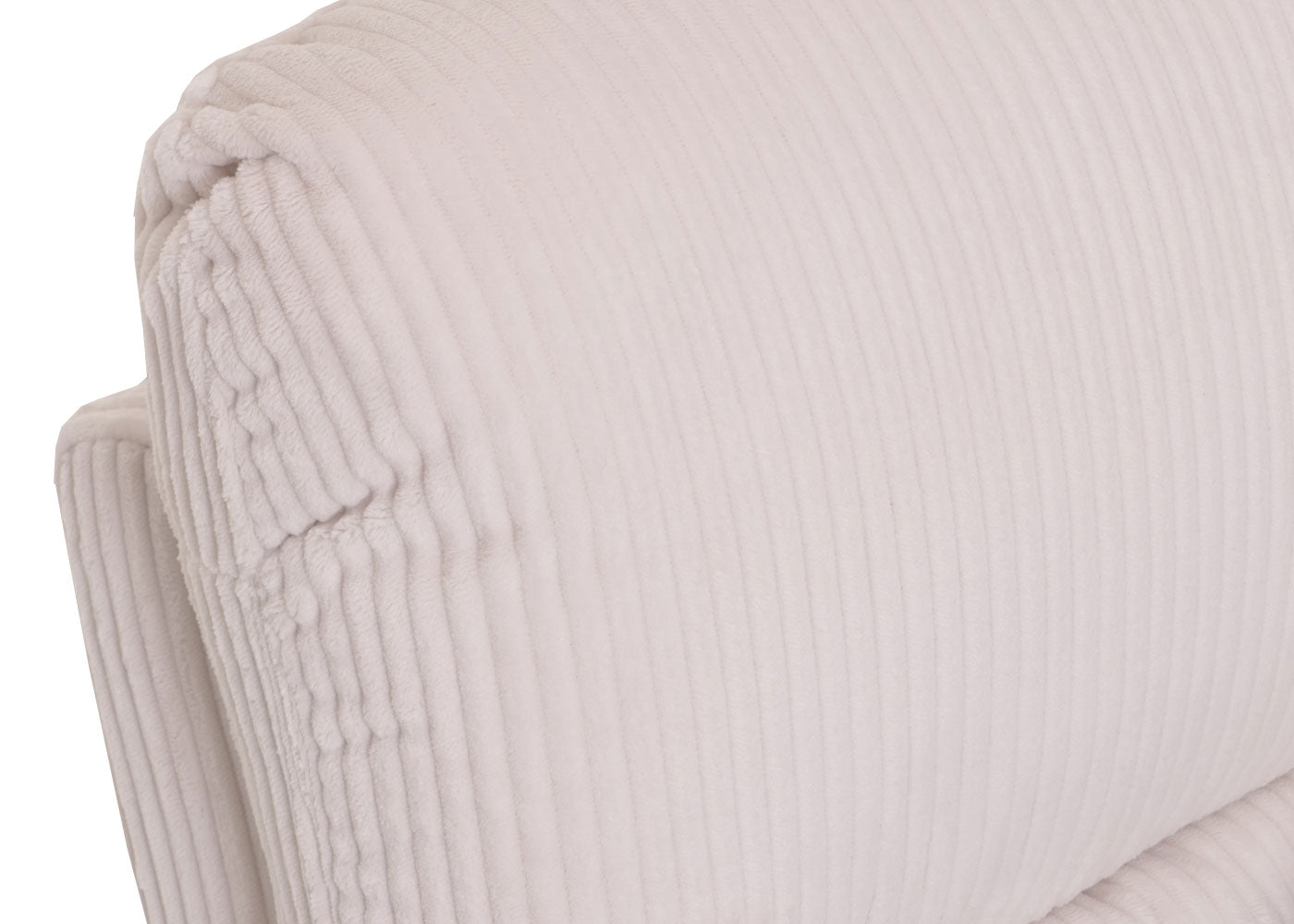 Cosmo Casa - TV Relaxstoel - Sta-Op Functie - Metaal - Textielkoord - Crèmewit