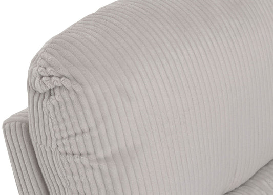 Cosmo Casa - TV Relaxfauteuil - Sta-Op Functie - Metaal - Textielkoord - Lichtgrijs