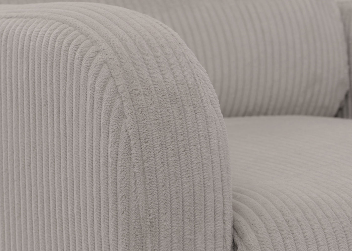 Cosmo Casa - TV Relaxfauteuil - Sta-Op Functie - Metaal - Textielkoord - Lichtgrijs