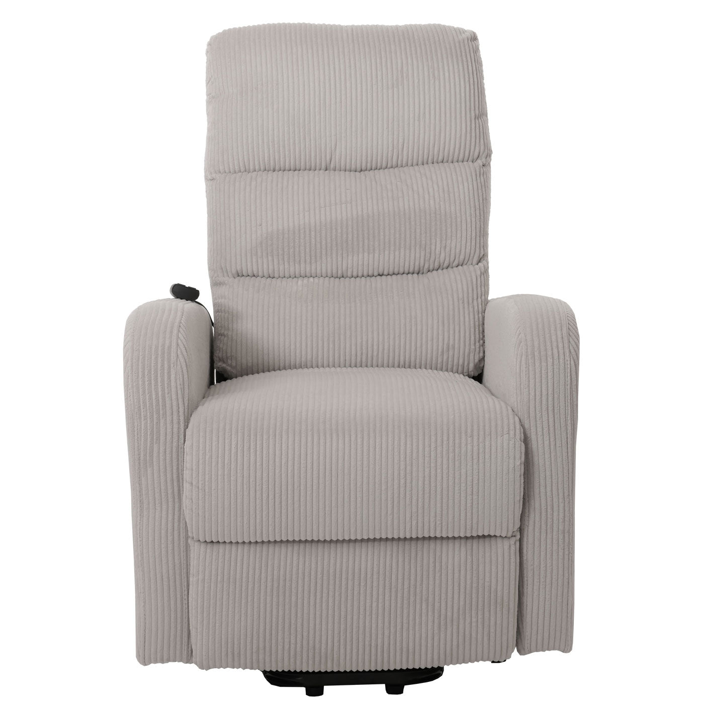 Cosmo Casa - TV Relaxfauteuil - Sta-Op Functie - Metaal - Textielkoord - Lichtgrijs