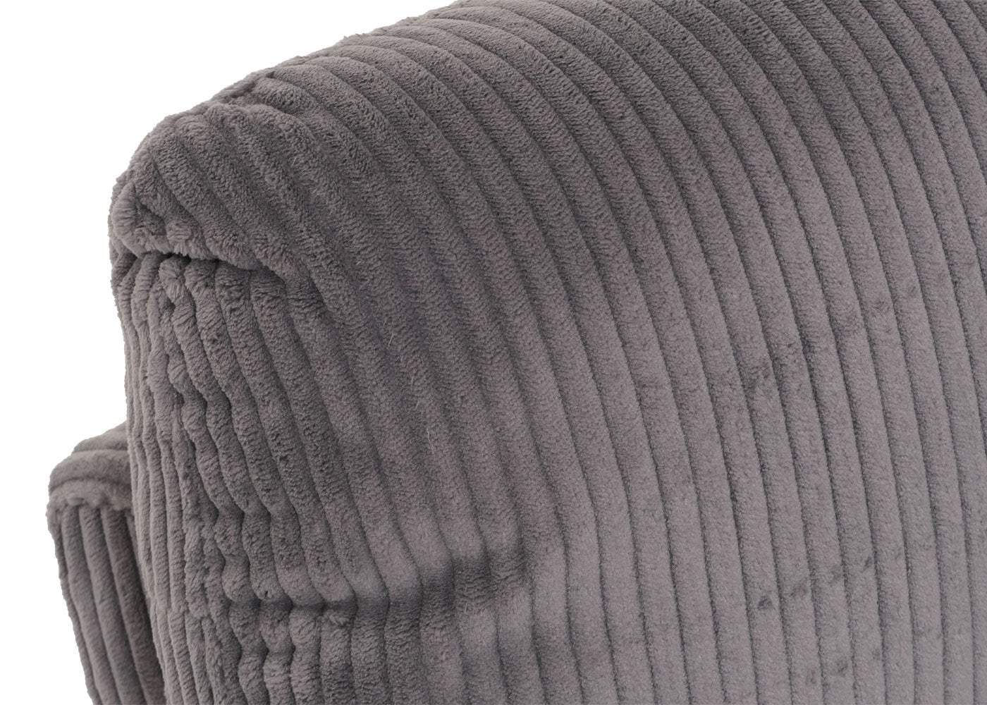 Cosmo Casa - TV Relaxstoel - Sta-Op Functie - Metaal - Textielkoord - Donkergrijs